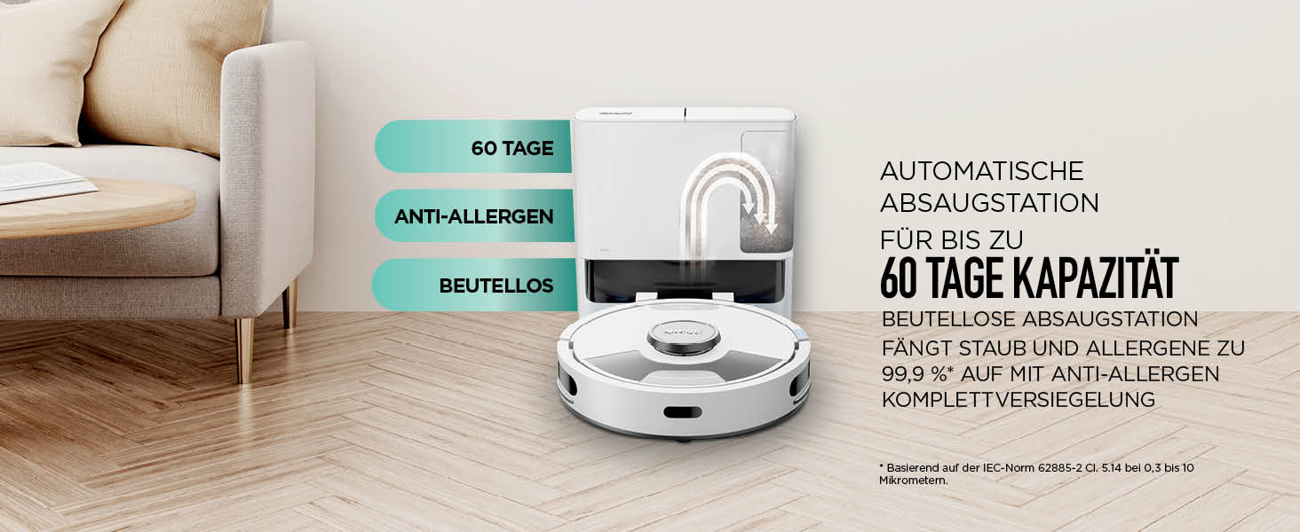 Робот-пилосос Shark Matrix Plus 2-в-1 з функцією миття та станцією самоочищення, самостійно спорожняється, для шерсті тварин, килимів та твердих підлог, 14,5 см (автоматичне спорожнення, білий)