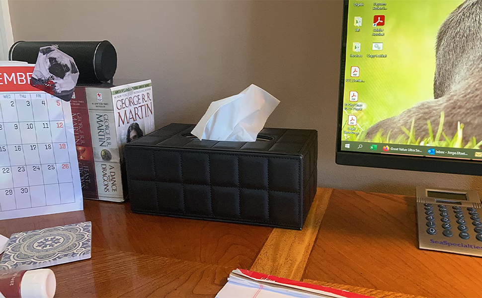 Скляна коробка для серветок, органайзер для косметичних серветок, декоративний тримач для вашого дому