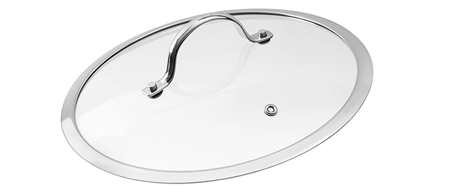 Сковорода з нержавіючої сталі з антипригарним покриттям Creamic, 26 см, для здорового харчування, сумісна з плитами Induktion, електричними та газовими