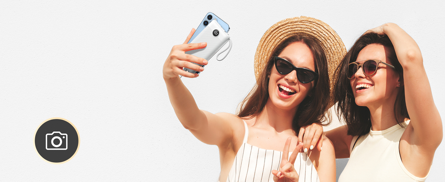 Power Bank VEEKTOMX 20000mAh з 5 виходами та 2 входами, білий. Портативний акумулятор для iPhone, iPad, Samsung, Xiaomi, Google Pixel