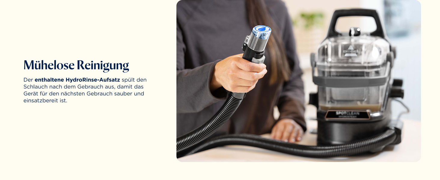 БІССЕЛ SpotClean HydroSteam: пароочисник для килимів та м'яких меблів, потужний 1000W, 3689N (новинка)