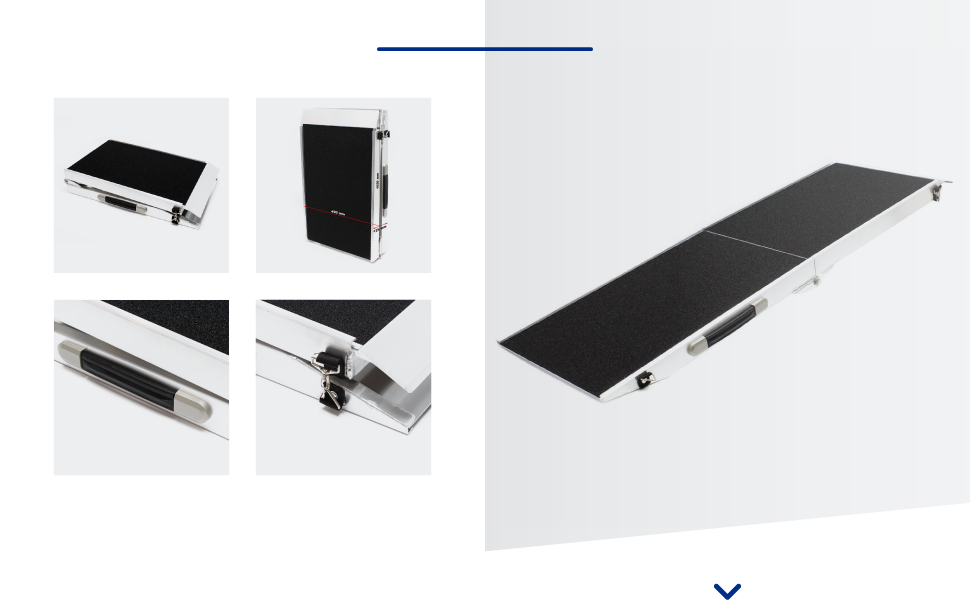 Рампа для собак Wiltec, 156 x 40 см, складана, з пластику, антиковзка, вантажопідйомність до 90 кг