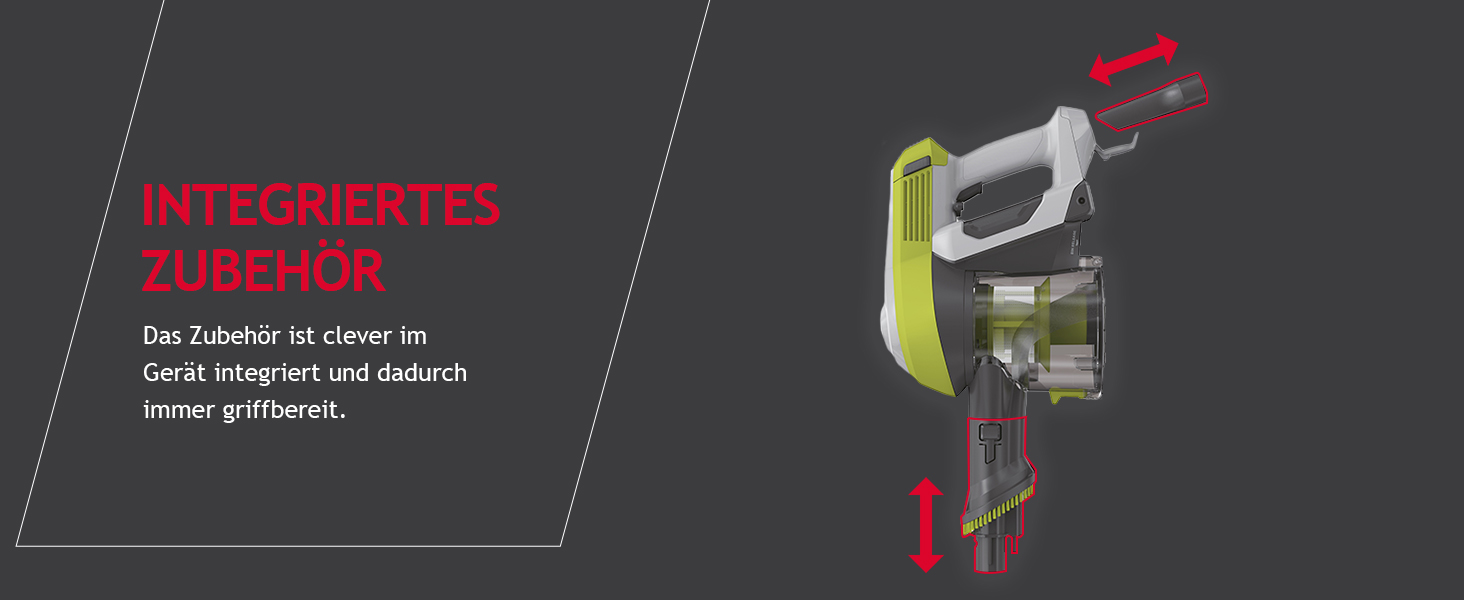 Бездротовий акумуляторний пилосос Hoover Home HF110H для дому - без мішка, LED-підсвічування, XL-контейнер, для площі до 120 м²