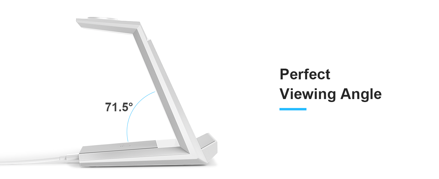 Бездротова зарядна станція NANAMI 3-в-1 для Samsung Galaxy Watch 7/6/5/4, Buds, S26/S25/S24/S22/Z Flip/Fold, Note 20 - Біла