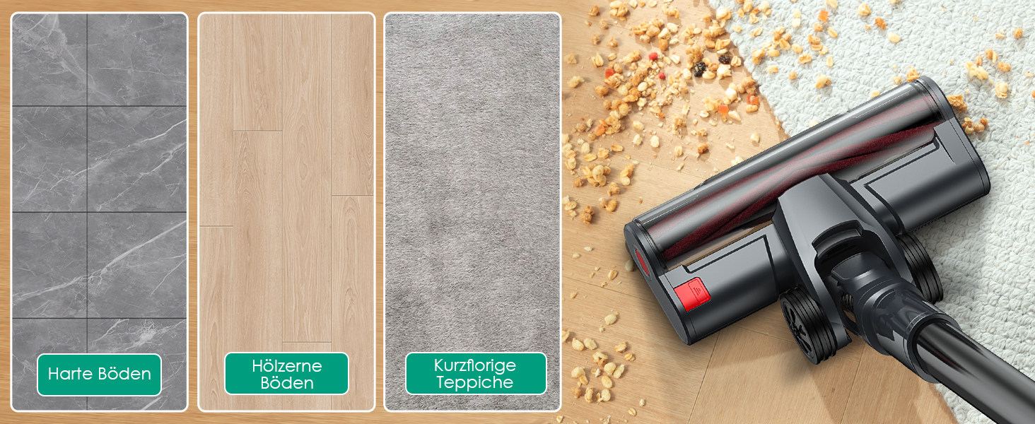 Бездротовий пилосос Linkifly A11: потужний акумуляторний пилосос, 600 Вт, 48 кПа, 60 хв роботи, технологія Anti-Tangle, для твердих підлог, килимів та плитки