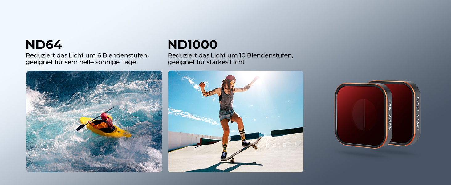 Набір фільтрів K&F Concept ND/CPL для GoPro Hero 13/12/11/10/9 Black (6 шт.)