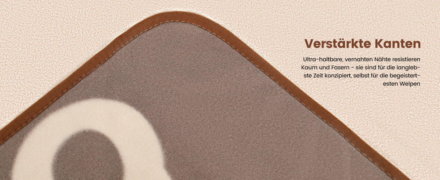 Водонепроникний килимок для собак, 152x127 см, фланель та шерпа, для середніх та великих собак, машинне прання - чорний (100x75 см, коричневий)