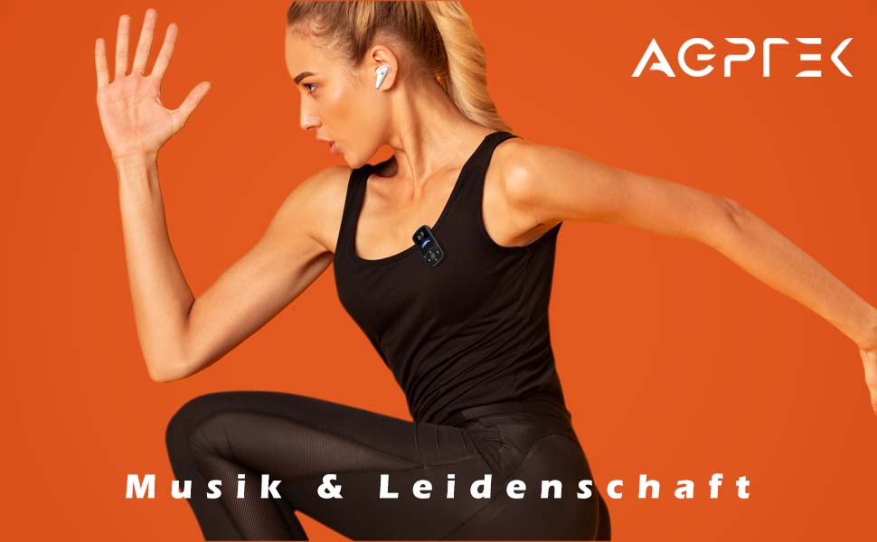 MP3 плеєр AGPTEK Bluetooth 5.0 32GB: кліпса, кольоровий екран 1.5