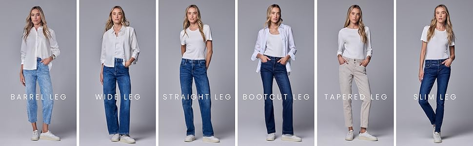 Джинси жіночі Street One Bootcut 3716435, темно-синій індиго, 34W/32L