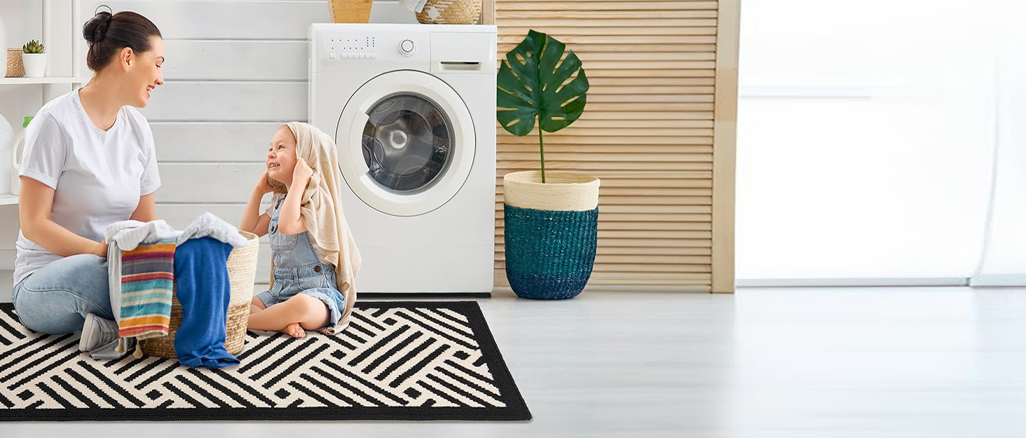 Килимок для дому та вулиці Senerma 60x90 см. Миючий, водовідштовхуючий, антиковзаючий. Підходить для входу, тераси, саду.