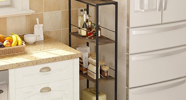 WOLTU 4-Tier Corner Shelf