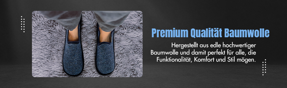 Чоловічі халати ESTRO F17 Jeans 43 EU з антиковзкою підошвою Memory Foam