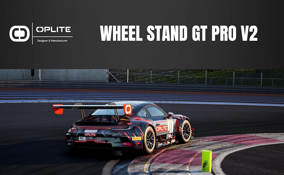 Стенд для керма OPLITE Wheel Stand GT PRO - універсальний кріплення для керма Force Feedback, сумісний з Logitech, Thrustmaster, Fanatec