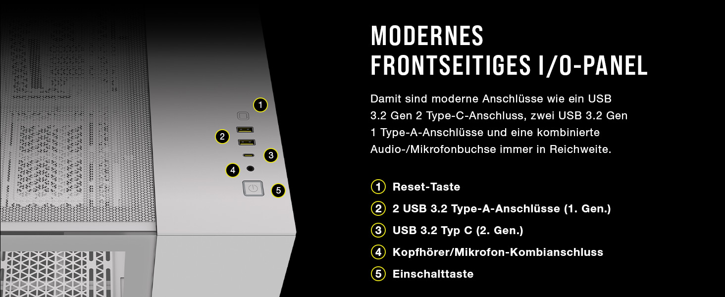 Корпус ПК CORSAIR 2500X mATX з двокамерним дизайном, чорний/горіх, сумісний з платами зворотного підключення, велика гнучкість охолодження, з загартованим склом