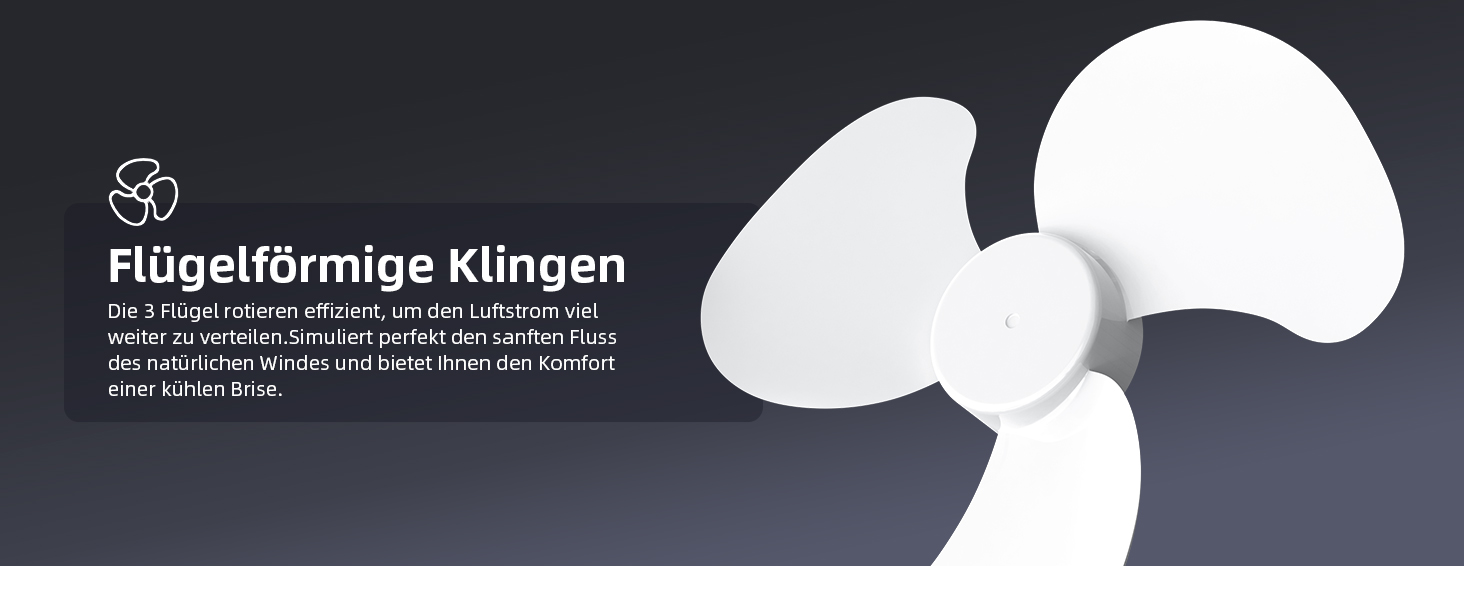 Вентилятор Koonie 10000 mAh з кліпсою, 20 см, портативний USB, акумуляторний, 4 швидкості, 360° оберт, тихий, для дому, офісу, дитячої коляски, кемпінгу, гроубокса (білий)