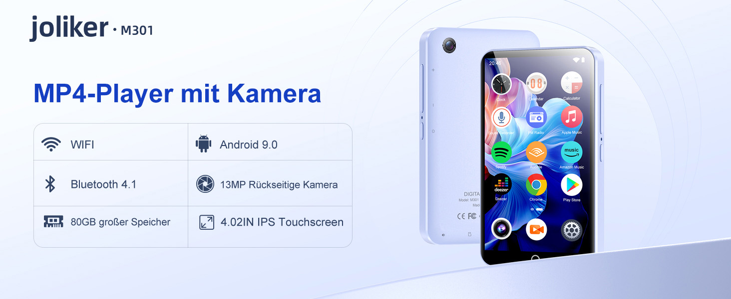 MP3 плеєр Bluetooth WiFi 4.02