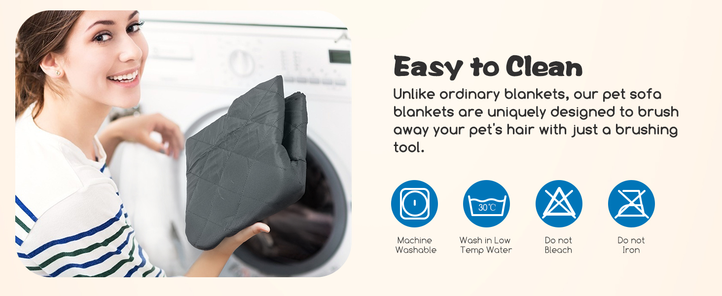 Водонепроникний килимок для собак Nobleza: захист диванів та ліжок, 178x76 см, сірий