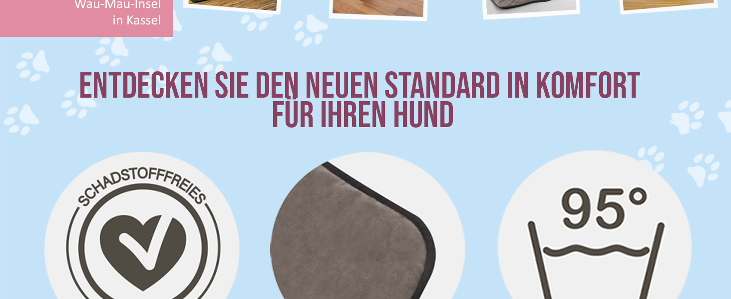 М'яка ковдра для собак Normani - килимок для тварин з безпечного матеріалу, 40x50 см, 60x80 см, 70x100 см, сірий колір