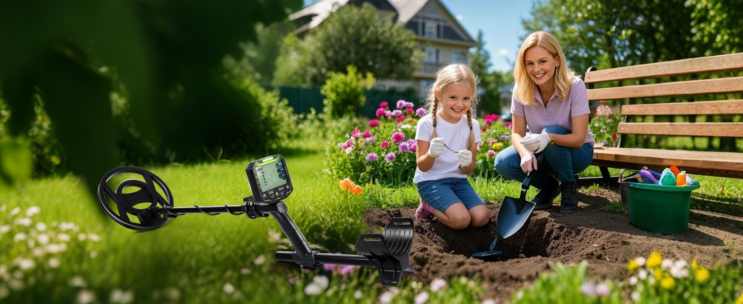 Металдетектор KingSom Profi: 5 режимів, DSP-чіп, водонепроникний, LCD-дисплей, набір з навушниками та лопатою