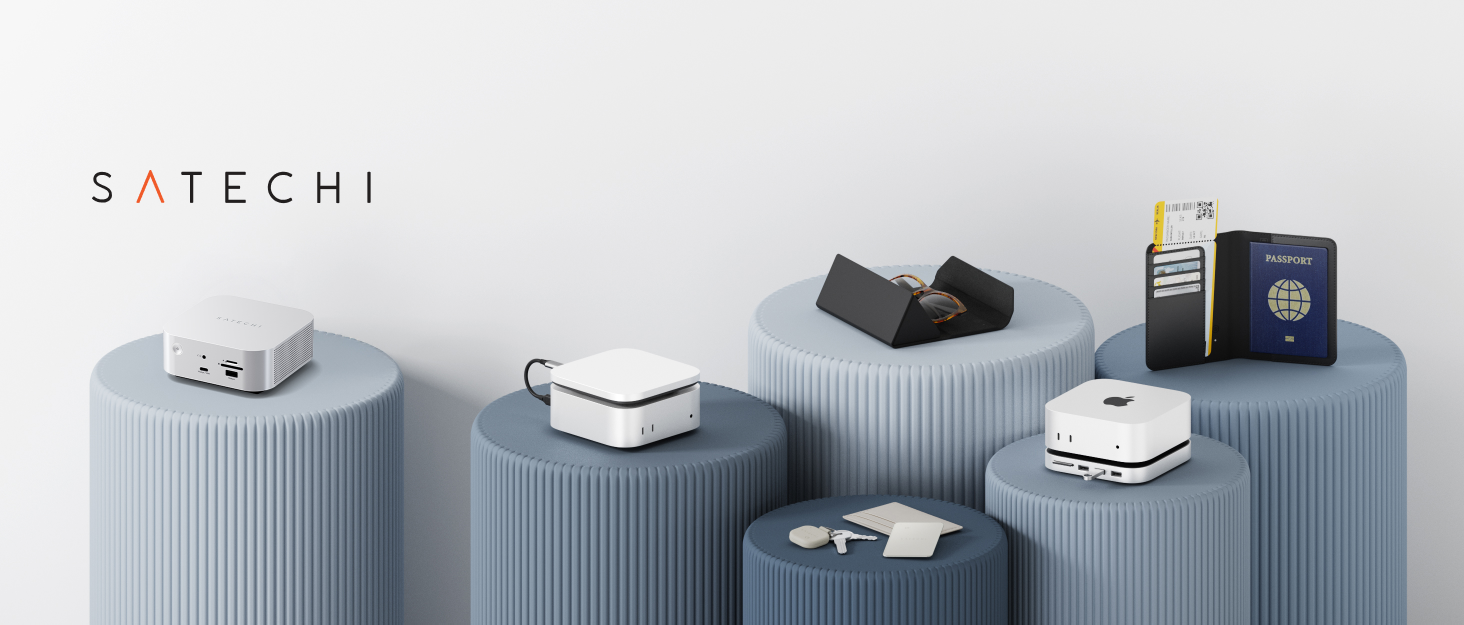 Бездротовий зарядний пристрій SATECHI Trio з магнітною панеллю, Qi-сертифікований, сумісний з iPhone 16 Pro Max / 16 Pro / 16/16 Plus, AirPods 3-го покоління, Apple Watch Ultra & Series