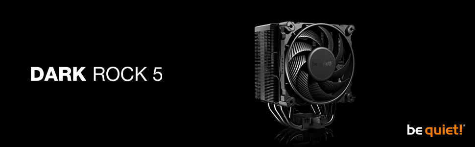 be quiet! Dark Rock 5: Потужний кулер для процесора з 7 теплових трубок та тихим вентилятором