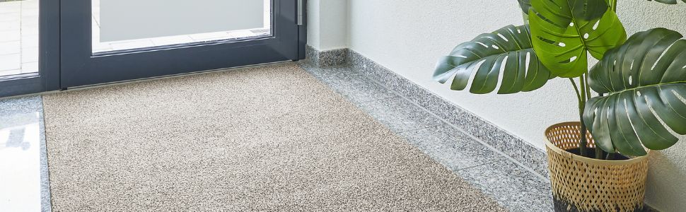 Килимок для порогу Samson Türmatte: миючий, антиковзкий, 40x60 см, бежевий