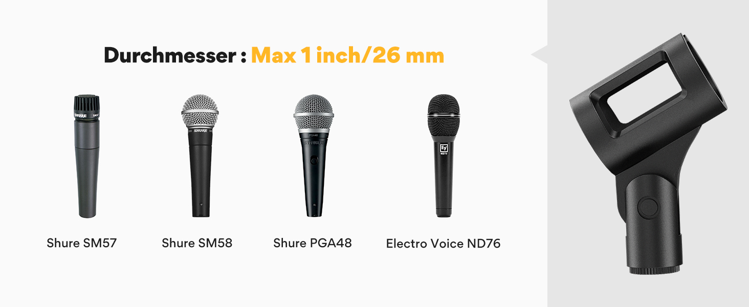 Тримач для мікрофона Maono BA20, регульований, для подкастів, геймінгу, стрімінгу та запису звуку, з кріпленням до столу та адаптером 3/8' - 5/8'