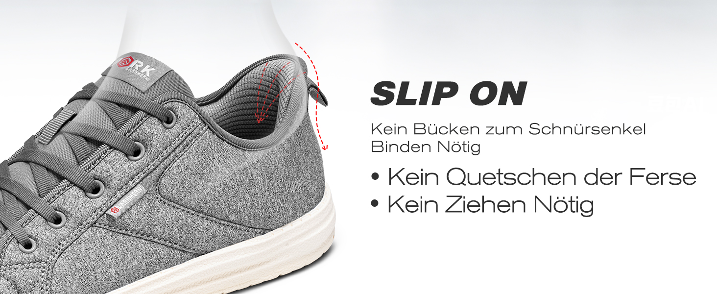 Черевики робочі чоловічі LARNMERN, захисні черевики з металевим носком, легкі, зручні, для скейтбордингу, амортизація, сірі, чорні, 42.5 EU