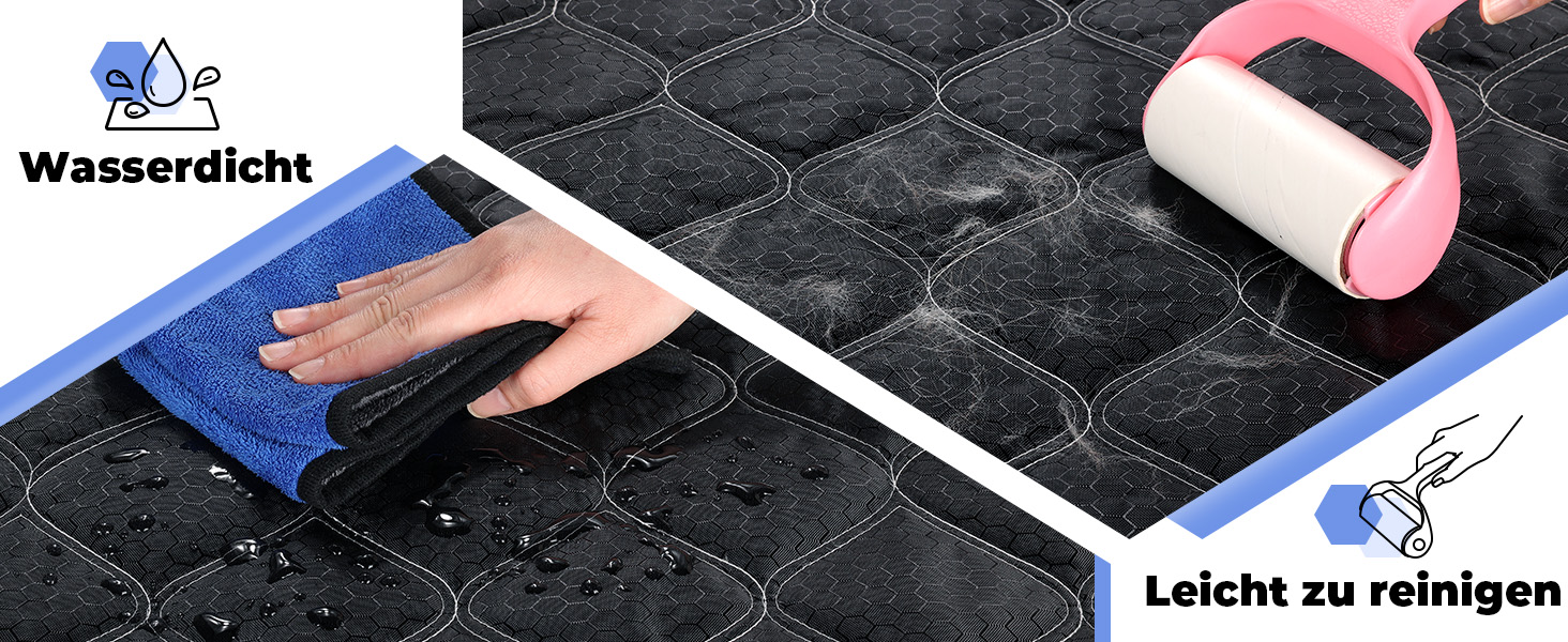 Захисна ковдра для собак у багажник авто KYG, 185x105 см, водовідштовхувальна, з захистом бокових панелей та краю, універсальна