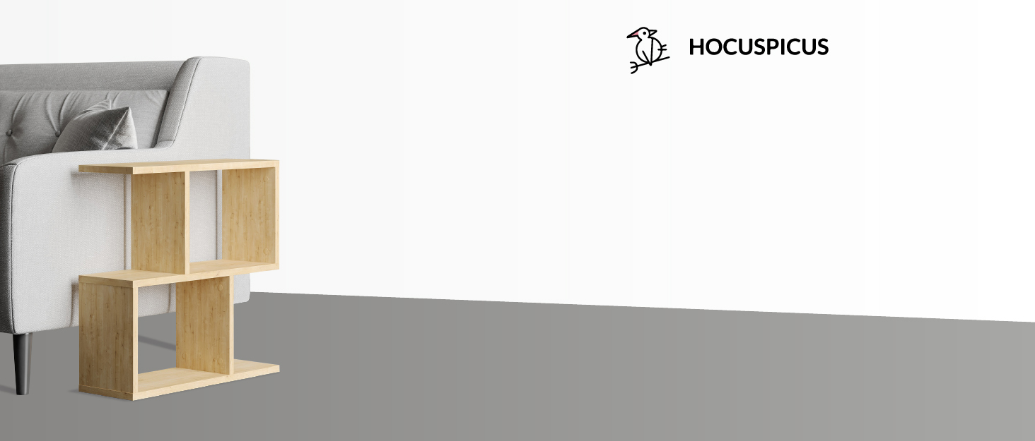 Настінна вішалка HOCUS PICUS з 8 гачками, для коридору, спальні та офісу, з прихованим кріпленням, 81x64 см, біла (антрацит)