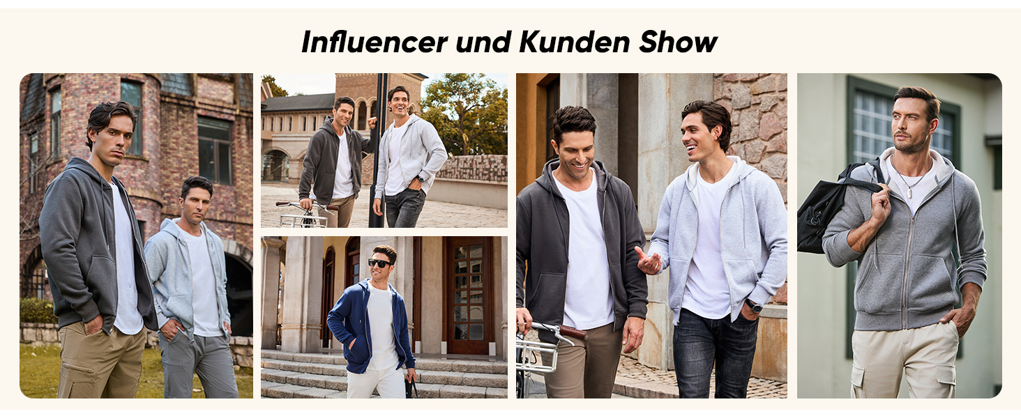 Світшот JMIERR чоловічий з капюшоном, чорний, XL. Теплий, з кишенями, на блискавці, з довгими рукавами. Матеріал: бавовна.