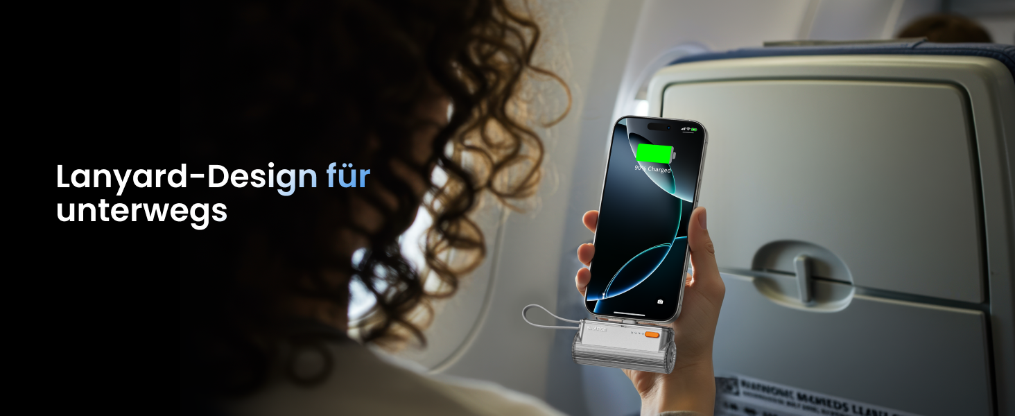 Power Bank SHARGE Flow Mini 2 22.5W: Компактний павербанк з інтегрованим кабелем для iPhone та Galaxy