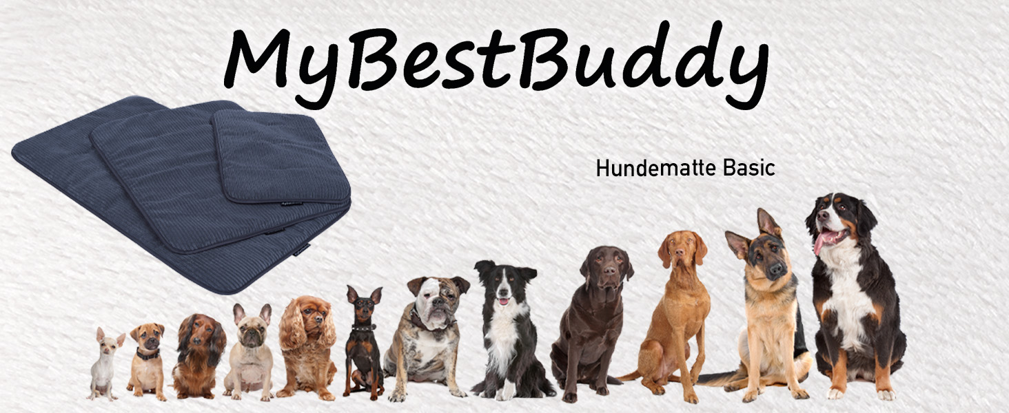 Килимок для собак сірий Basic 90x70 см L з м'якої тканини для тварин - 40°C, гіпоалергенний (100% поліестер) - подушка/ліжко для великих собак, 90 x 70 см