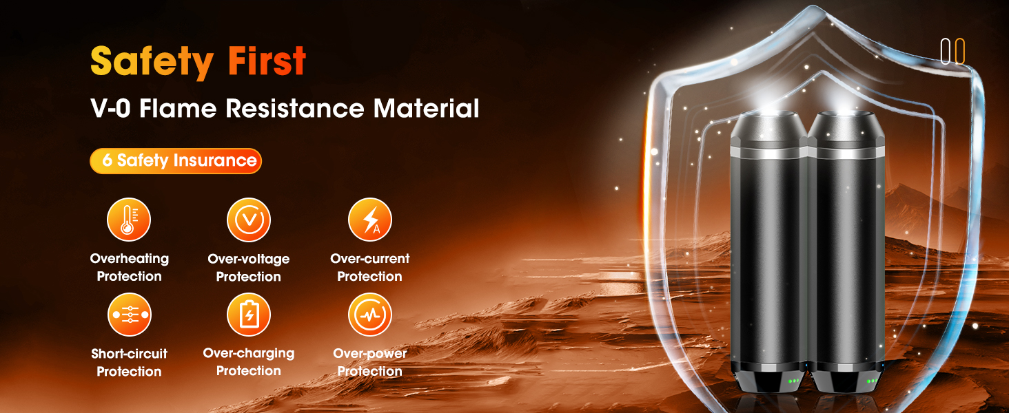 Електричний нагрівач для рук SUPPOU 2 шт. 5000mAh з LED-ліхтариком, акумуляторний, для спорту та відпочинку на природі (блакитний)