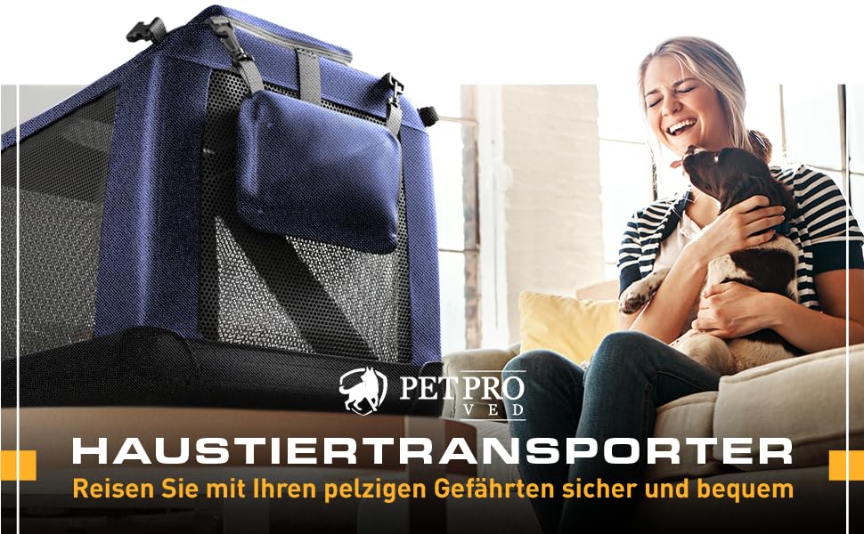 Транспортна переноска для собак та котів, складна, велика (L), 72 x 52 x 52 см