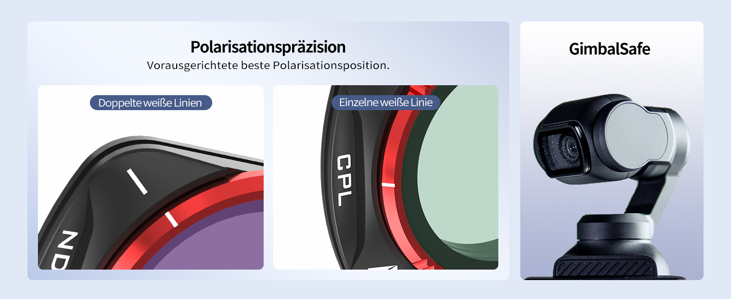 Набір фільтрів Freewell QuickSwap ND/PL, ND, CPL для DJI Osmo Pocket 3: 8 шт. (Bright Day Kit)