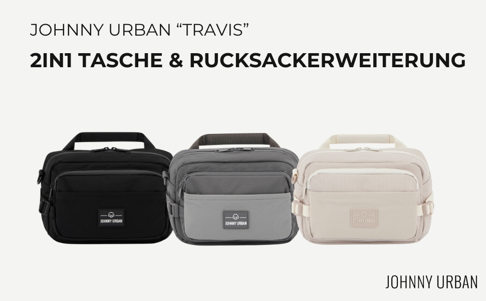 Гермопоясна сумка Johnny Urban Travis Beige - для подорожей, хайкінгу та активного відпочинку