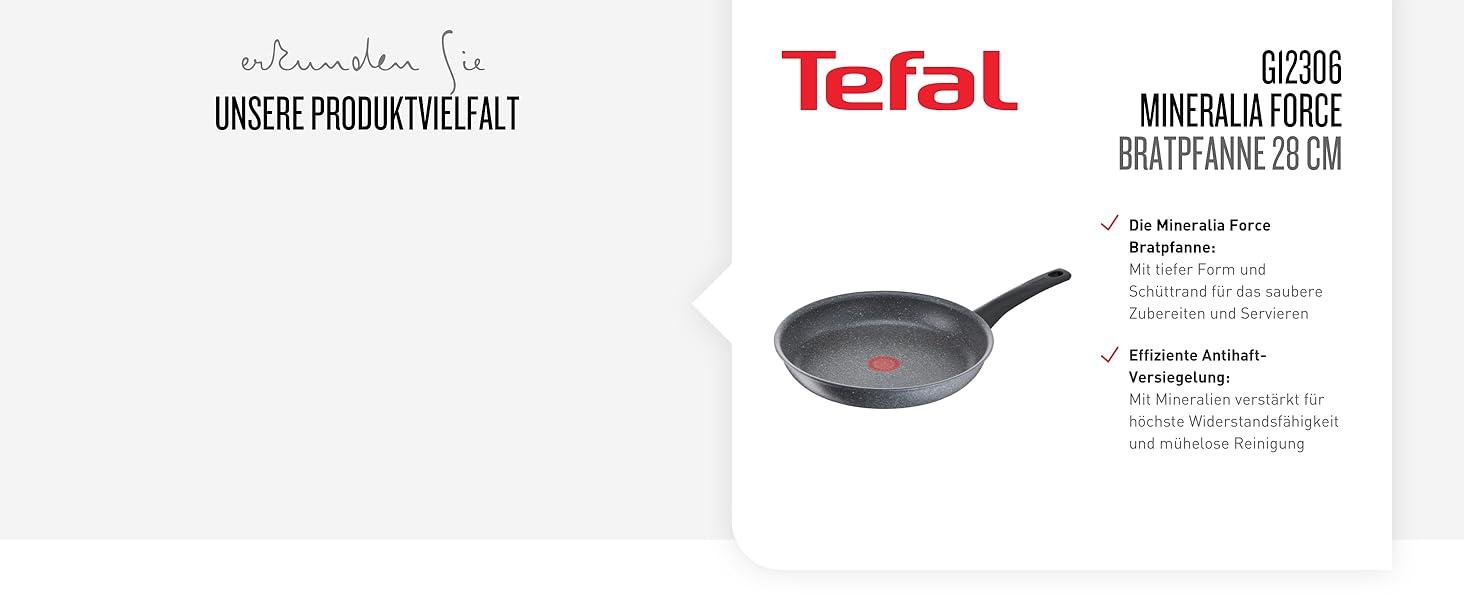 Сковорода Tefal Eternal Mesh 28 см з антипригарним покриттям Mesh, для всіх типів плит, індукційна, 3-шарова