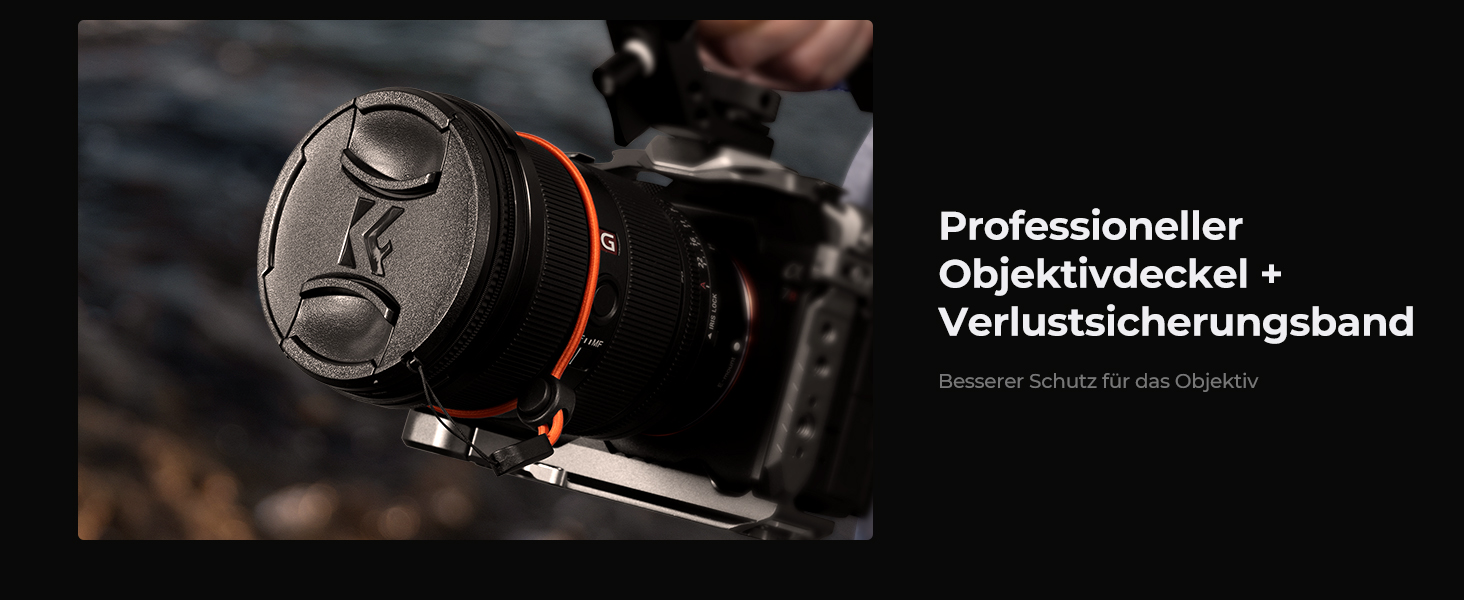 Поляризаційний фільтр K&F Concept 82mm CPL HD з багатошаровим покриттям Nano-Xcel (з кришкою об'єктива)