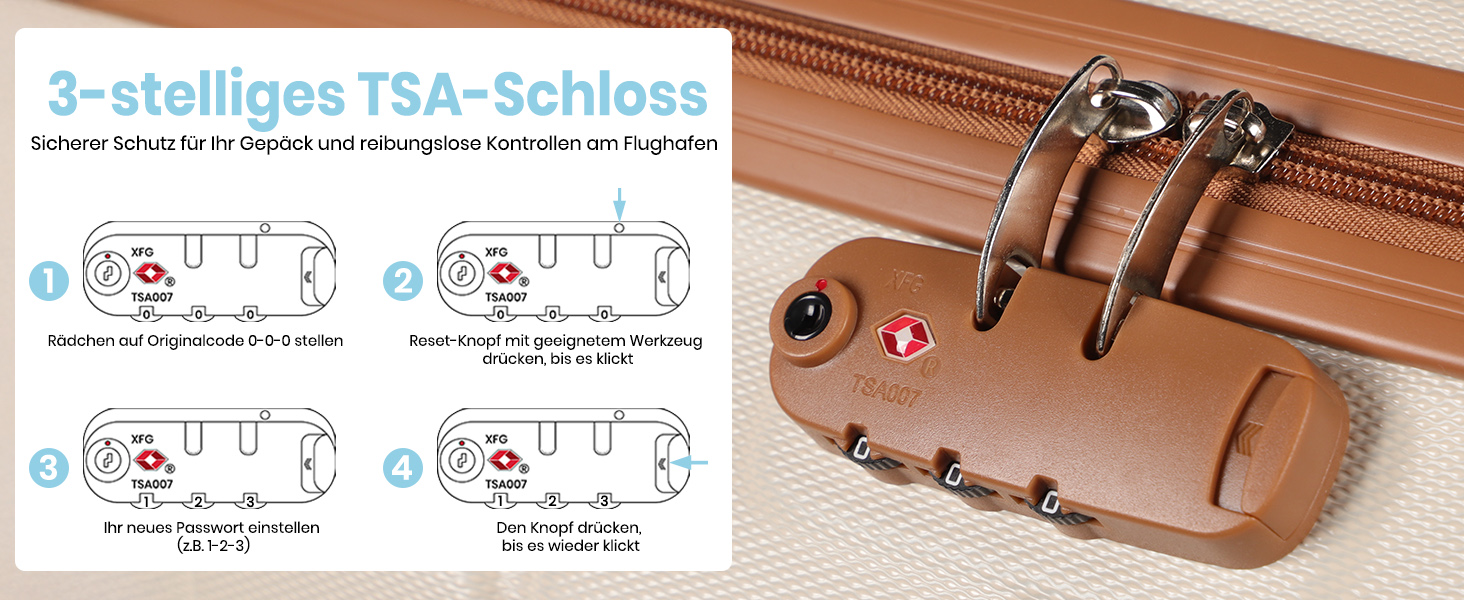 Набір валіз для подорожей 5 предметів: велика валіза, середня валіза, ручна поклажа, дорожня сумка та косметичка (Білий)
