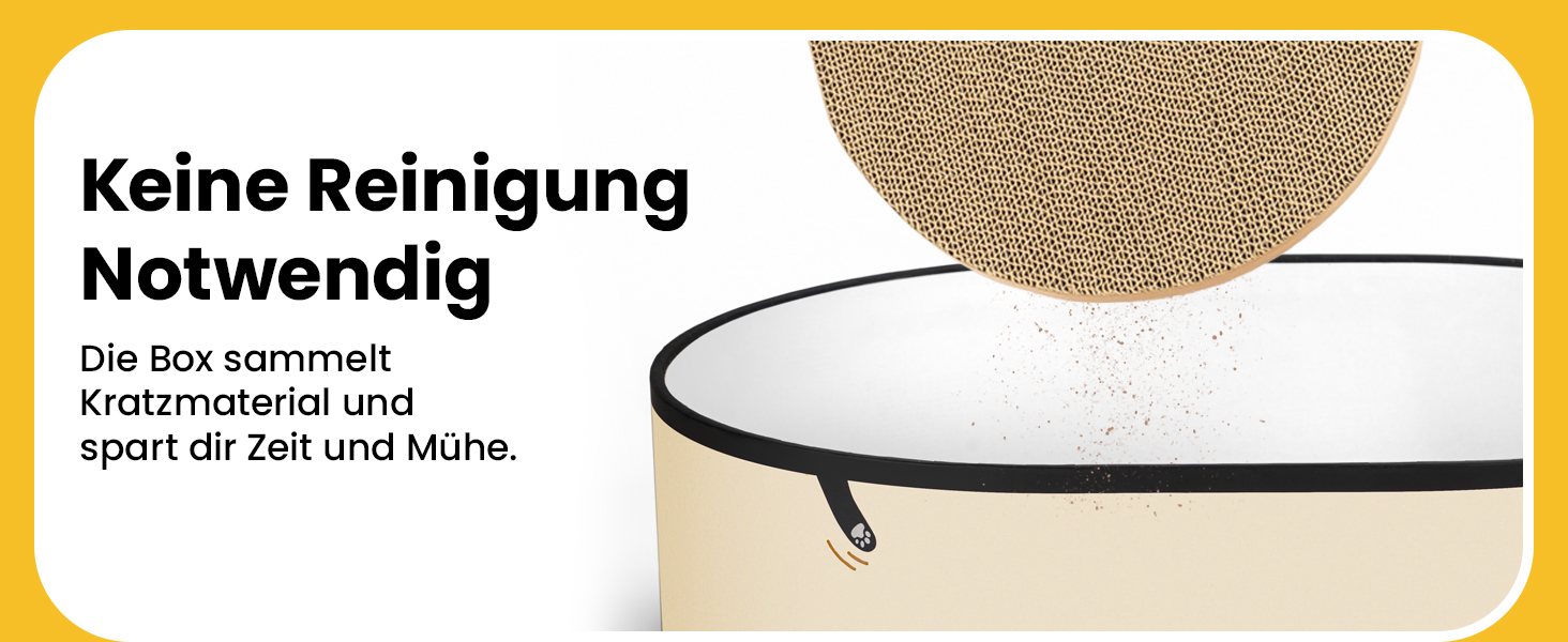 Котячий когтетоп з коробкою та 4 змінними когтеточками - великий комплекс з міцного гофрокартону, двосторонні когтеточки з наклейками DIY - лежанка для котів у квартирі, захист меблів. Великий котячий бокс + 4 когтедрови + наклейки