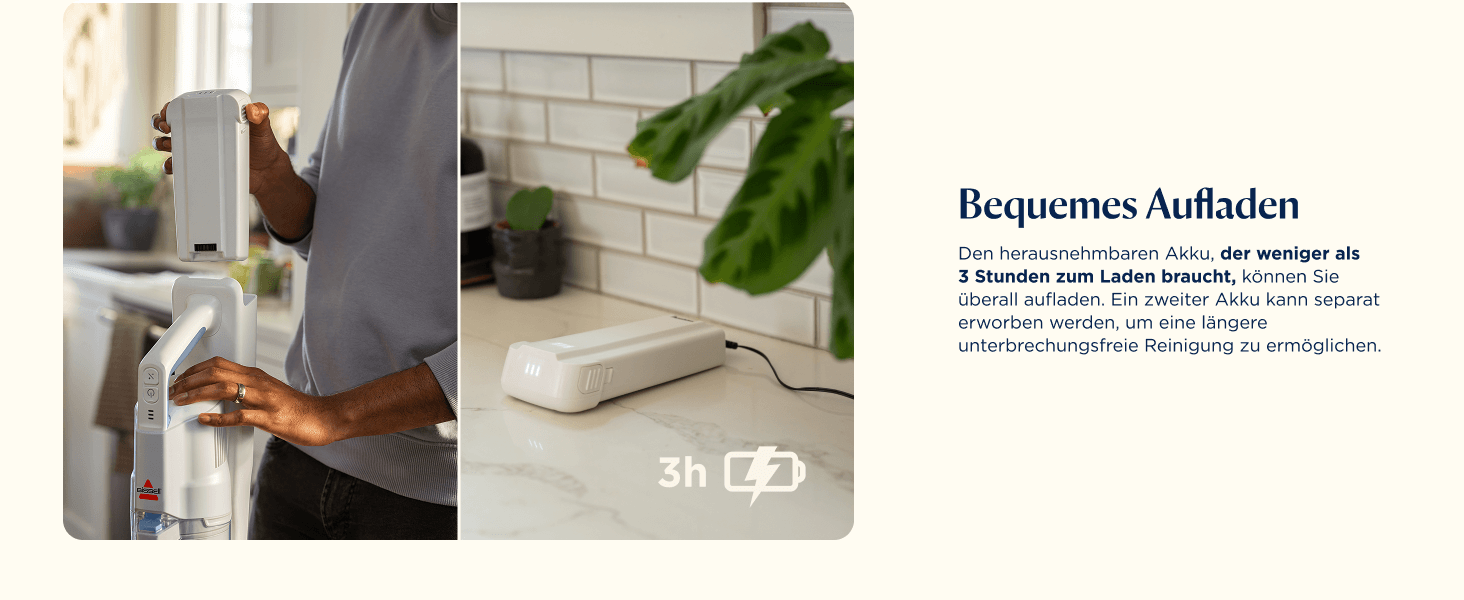 Бездротовий пилосос Bissell PowerClean FurGuard з акумулятором 2500 mAh, 280W, HEPA-фільтр, самоочищення щітки, світло FurFinder, для видалення шерсті тварин, 50 хв роботи