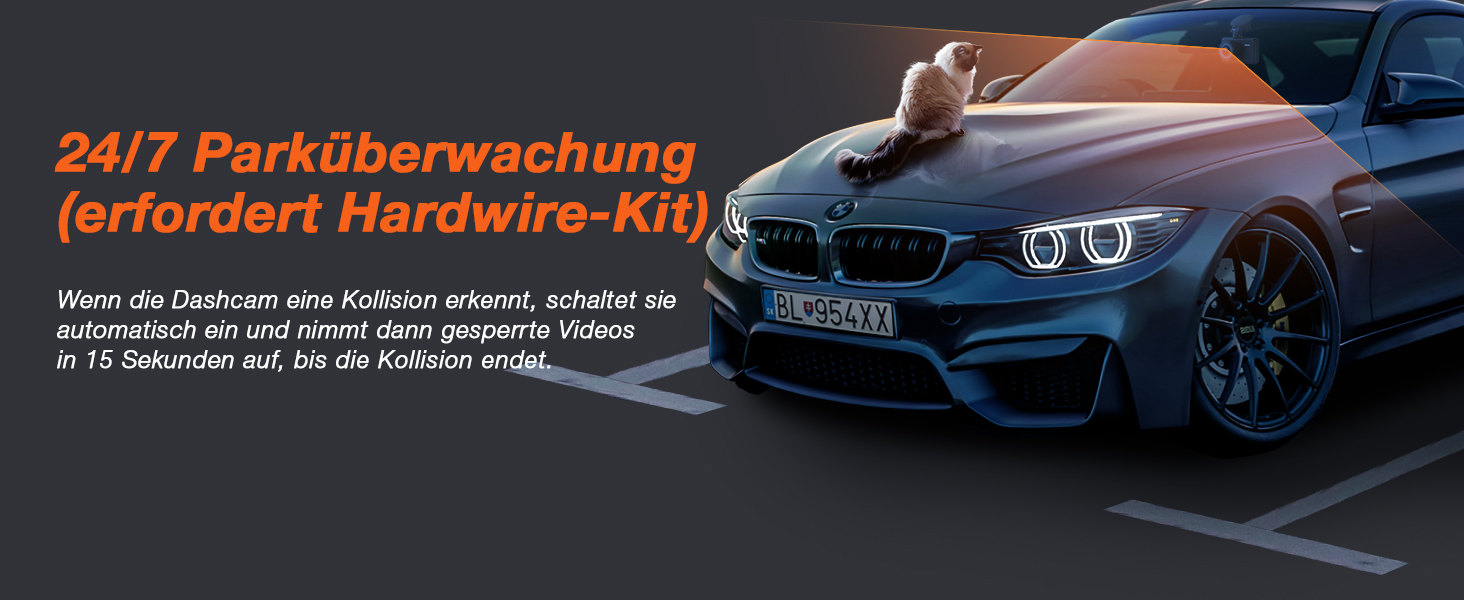 iZEEKER 4K відеореєстратор для авто, 2160P WiFi, 32GB карта, нічне бачення, Loop-запис, G-сенсор, 24h паркінг, WDR