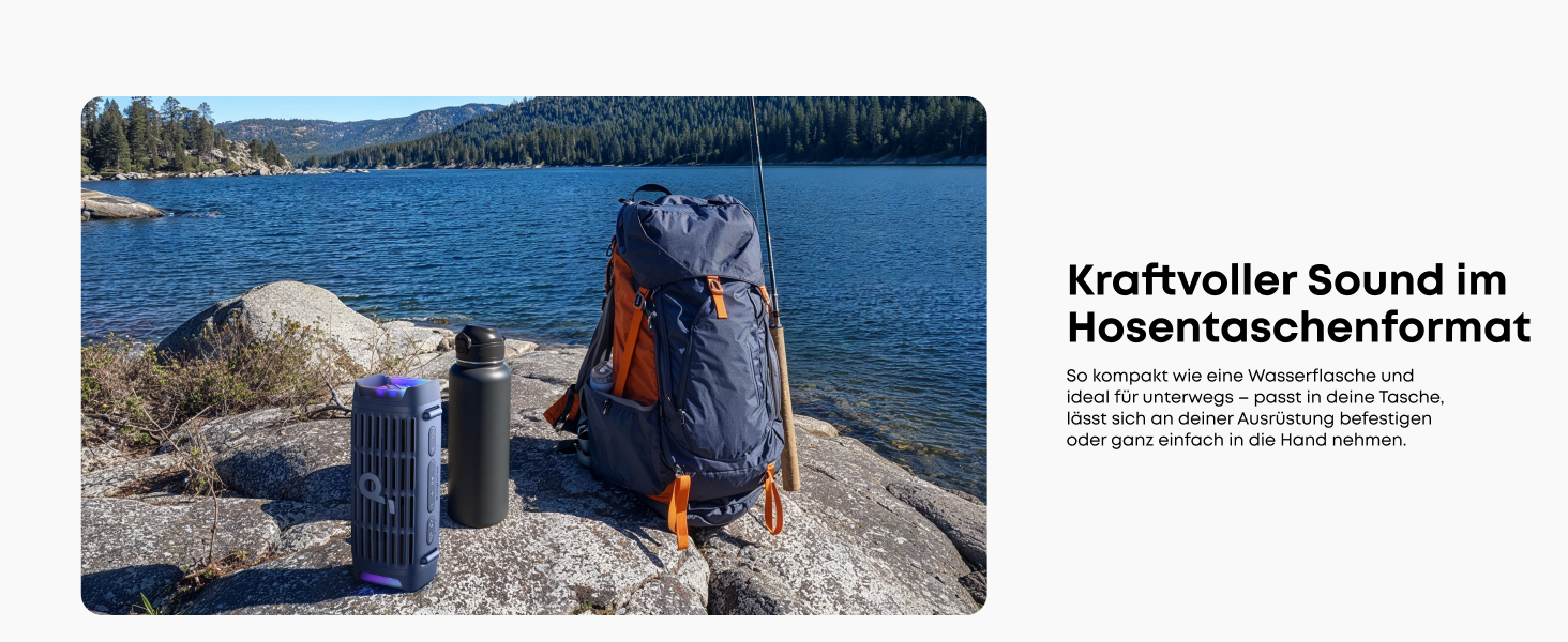 Портативна Bluetooth колонка Soundcore Boom 3i Anker: Водонепроникна (IP68), 50W, BassUp 2.0, до 16 годин, з підсвіткою та TWS, зелений