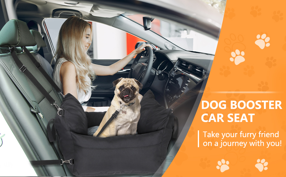 Зручний автокрісло для собак, неслизьке, 2-в-1, з кріпленням, знімний килимок