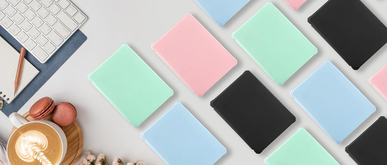 Чохол для Kindle Paperwhite 7' та Kindle Colorsoft Signature Edition (2024/2025), легкий, водонепроникний, з магнітною застібкою (чорний)