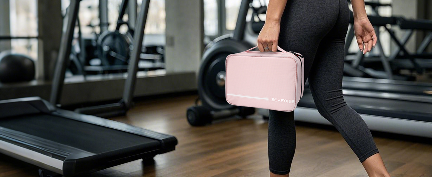 Сумка для туалетних аксесуарів на гачок, велика дорожня сумка-органайзер для жінок та чоловіків, 4-в-1 водонепроникна, для подорожей/кемпінгу, армійний зелений (рожевий)