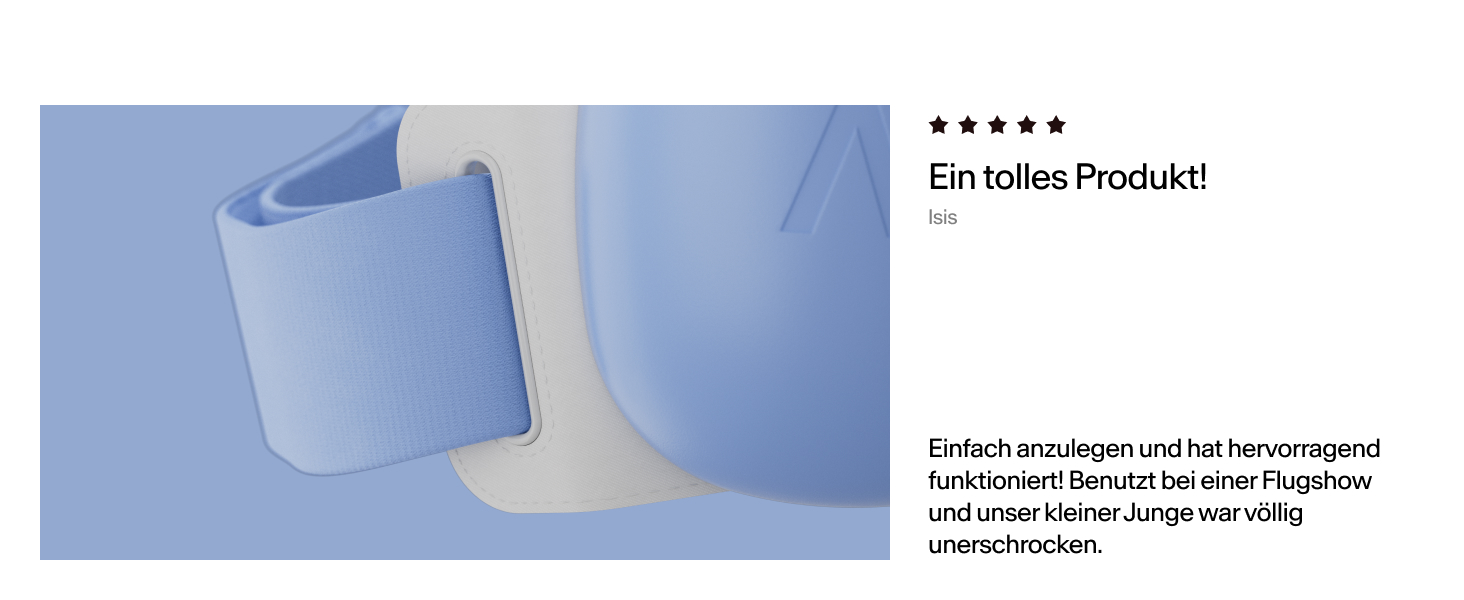 Дитячі навушники Alpine Muffy Baby Klassik - захист від шуму для малюків до 36 місяців, чорний (комфорт - блакитний)