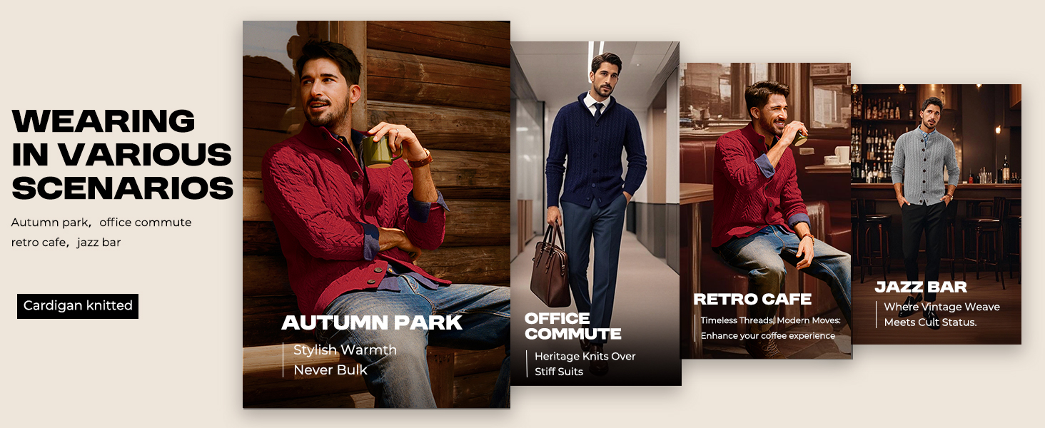 Кардиган чоловічий PJ PAUL JONES з косими візерунками, на ґудзиках, грубий трикотаж, сірий, L