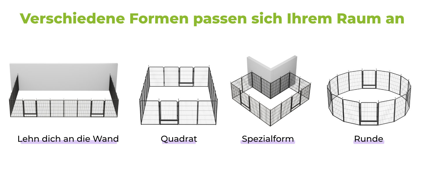 Вольєр для цуценят SunsGrove 60см, чорний, 2 частини, міцний, антикорозійний, без інструментів